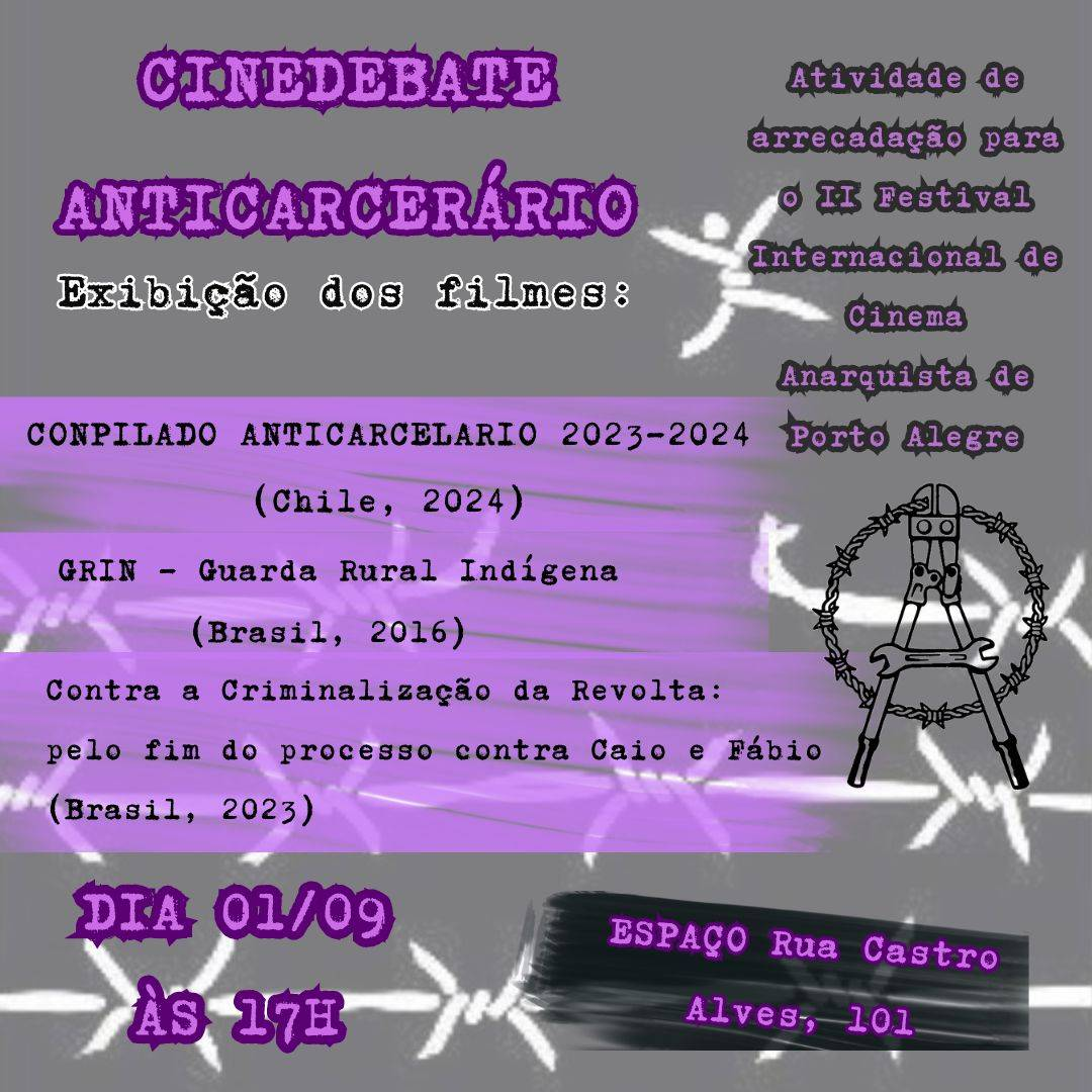 01/09 – Cinedebate Anticarcerário