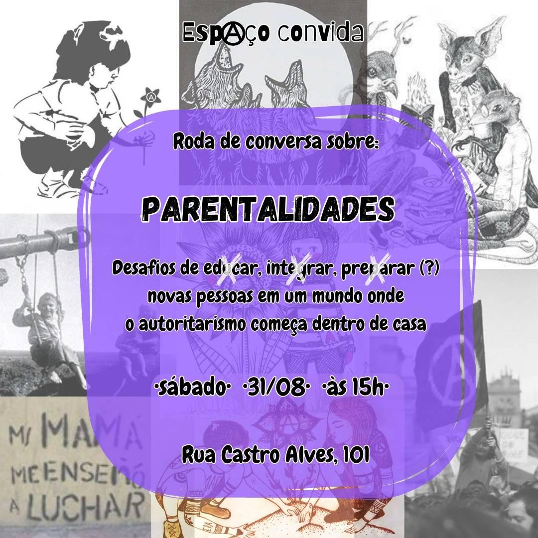 31/08 – Roda de Conversa sobre Parentalidades