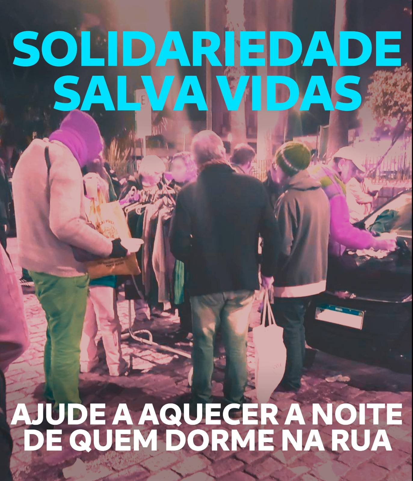 Ajude o Esp(A)ço a levar agasalhos para quem dorme na rua!
